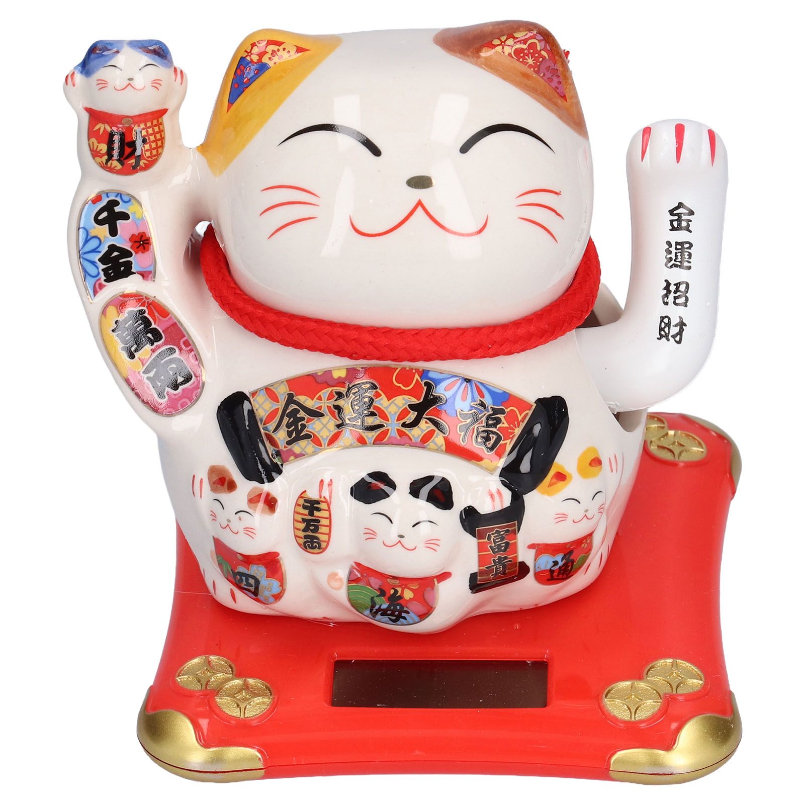 Ceramic Wealth Welcoming Cat Ornament Desktop Fortune Cat Craft for Home Shop Store Business GiftType 3 โ image 4