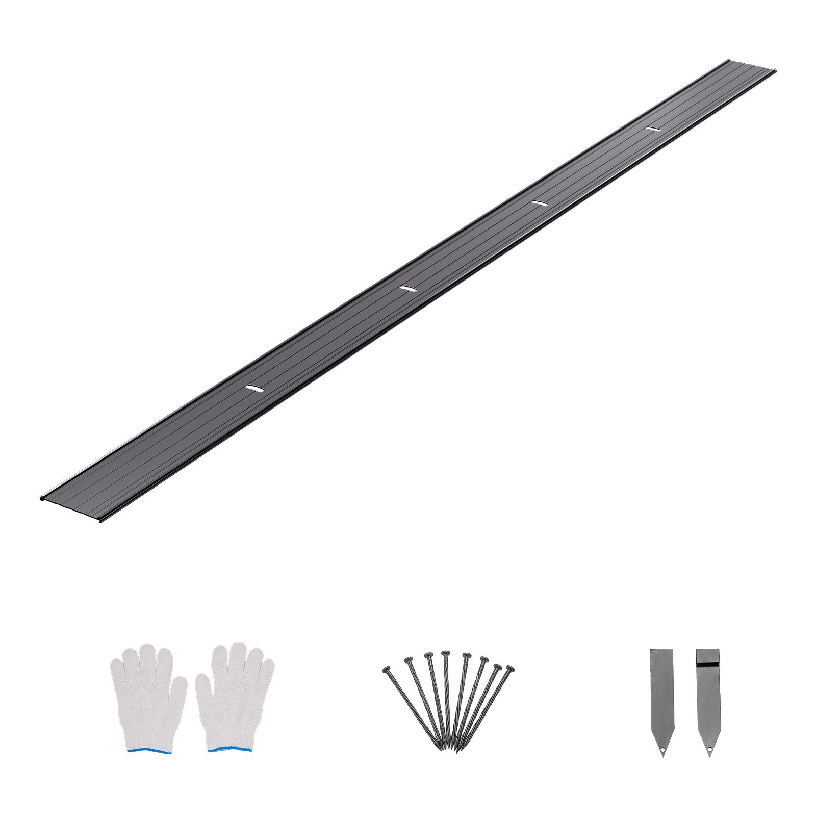Metal Landscape Edging, 8 Packs 72 in Rust-Resistant Aluminum Alloy Landscape Edging, Bendable Garden Edging Border, Heavy Duty Lawn Edging Fence for Flower