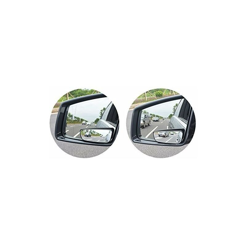 360° ROtate Blind Spot Mirror,Adjustable Wide Angle Rearview Mirror Hd Glass Convex Side View Mirror For Car — image 4