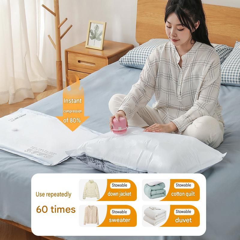Vacuum Compression Storage Bags – 5-Pack, Space-Saving Bags for Home Organization — image 3