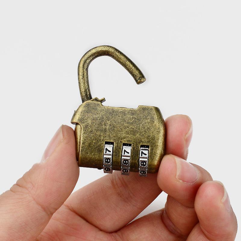 4pcs Vintage Mini Padlock - Diary & Luggage Combo Lock Set — image 3