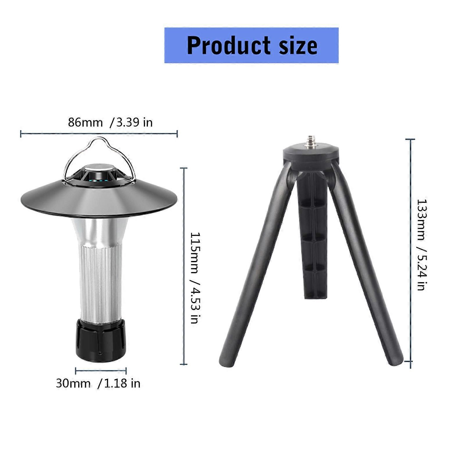 Portables Outdoor Camping Lamp Rechargeable Waterproofed Emergencies Light for Outdoor Decoration Multicolor — image 3