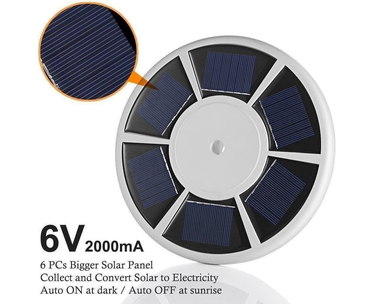 Flagpole Lights,Solar Flagpole Light-White Shell,Flagpole Lights,Solar Flag Pole Light Bright 26 Led Solar Powered Waterproof โ image 3