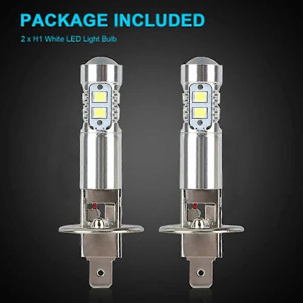 H1 LED Headlight Bulbs High and Low Beam Fog Lights 100W 6000K Conversion Kit 2x โ image 3