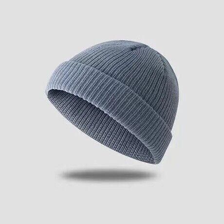 Men Women Mini Fisherman Beanie Winter Spring Hat Soft Knitted Docker Skull Cap - Red โ image 6