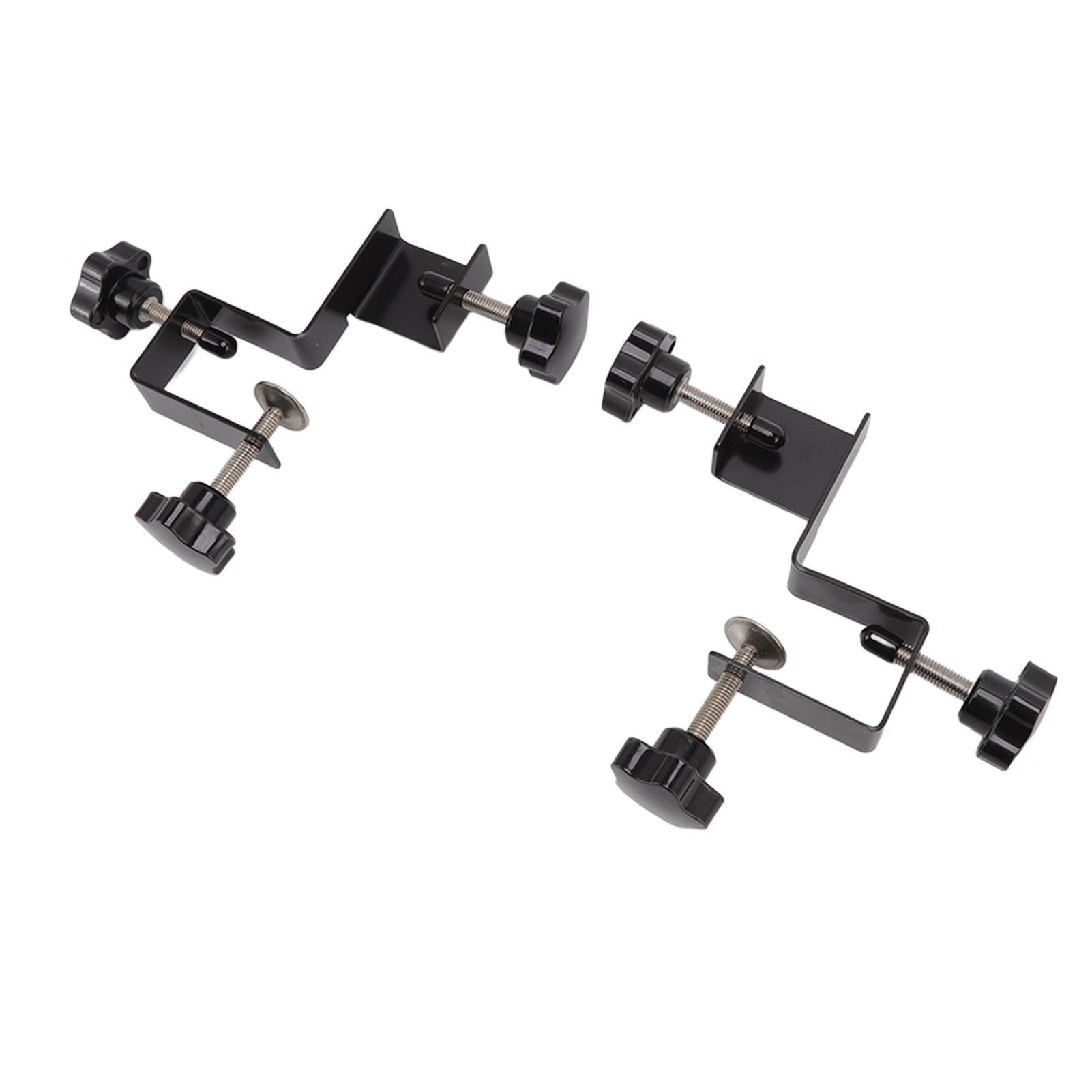 2 PCS Cabinet Drawer Installation Clamps Left Right Side Drawer Jig Rocker Arm Cabinet Front Drawer Woodworking Clamps Black — image 6