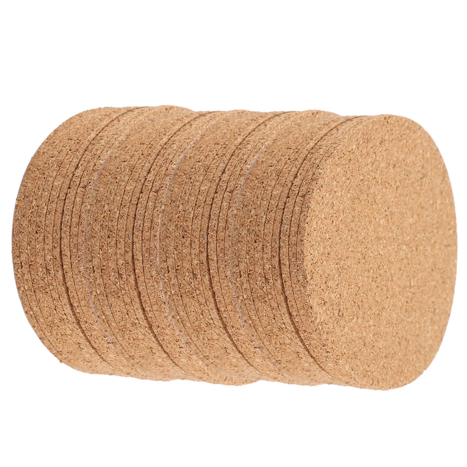 50Pcs Wood Drink Coaster Tea Coffee Cup Mat Pad Wood Tableware Home Decor — image 6