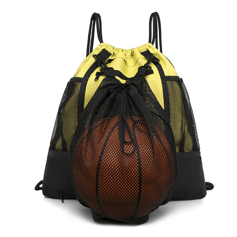 Drawstring Soccer Bag Basketball Backpack for Kids Teens, Foldable Sports Bags Detachable Ball Mesh Bag for Gym Yoga Football Baseball(oniy bag) — image 2