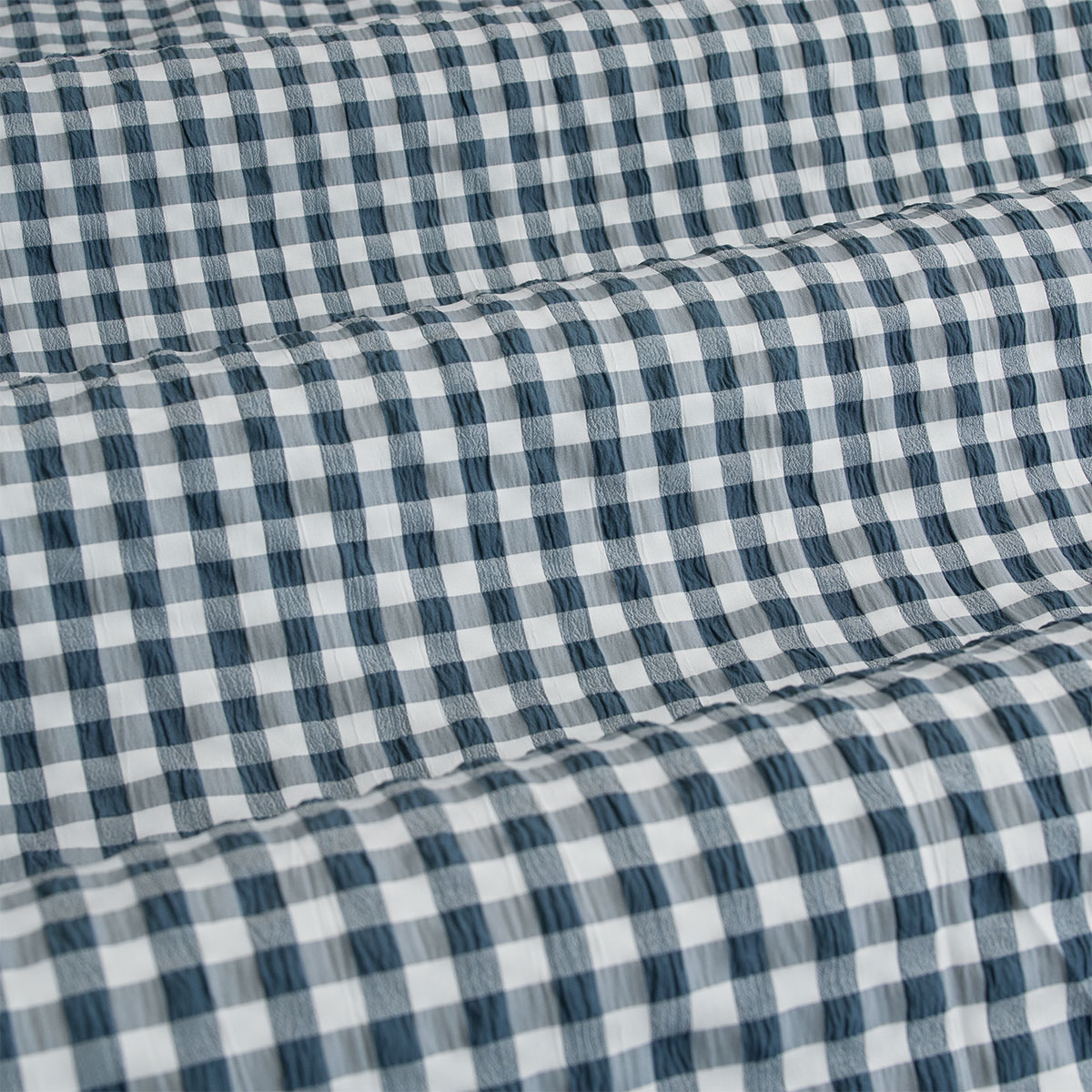 Ardor Rowe Teal Textured Seersucker Quilt Cover Set King โ image 4