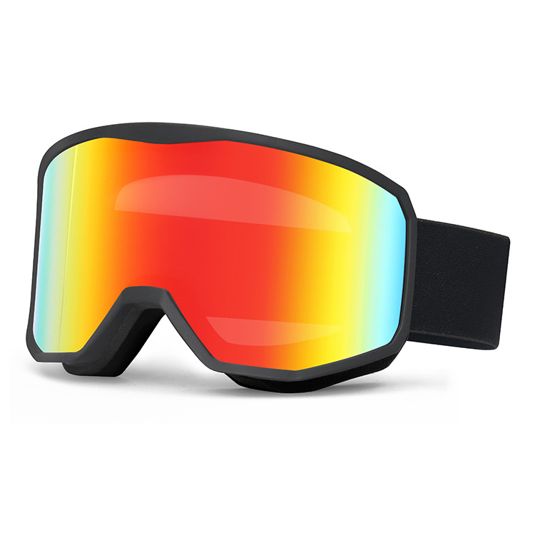 Outdoor sports products, Winter skiing anti UV card myopia cylindrical double-layer anti fog skiing goggles