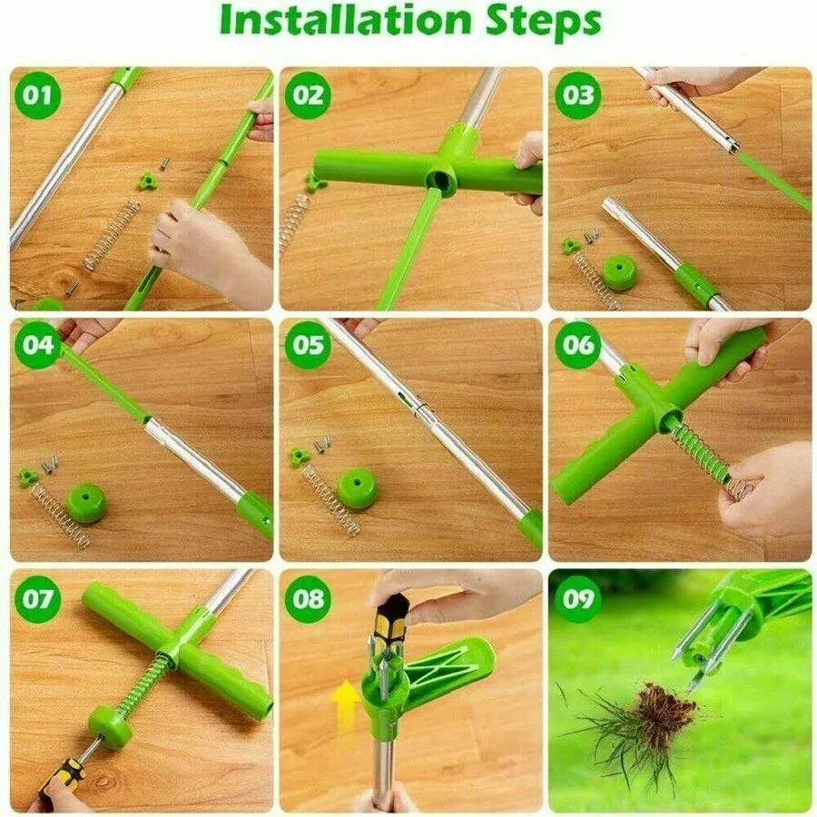 Weed Puller Garden Golves Claws Weeder Twister Twist Pull Lawn Root Remover Tool — image 5