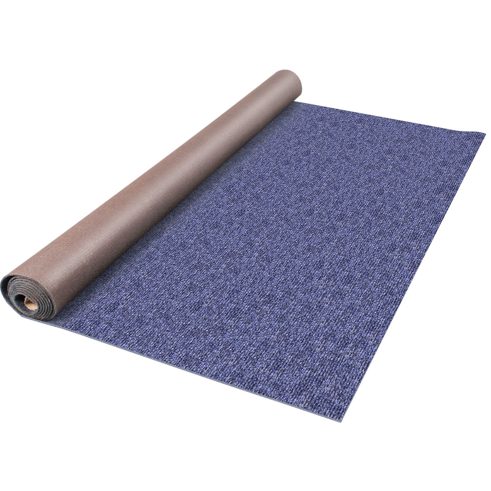 Deep Blue Marine Carpet 6 ft x 39.3 ft, Boat Carpet Rugs, Indoor Outdoor Rugs for Patio Deck Non-Slide TPR Water-Proof Back Outdoor Marine Carpeting Outdoor