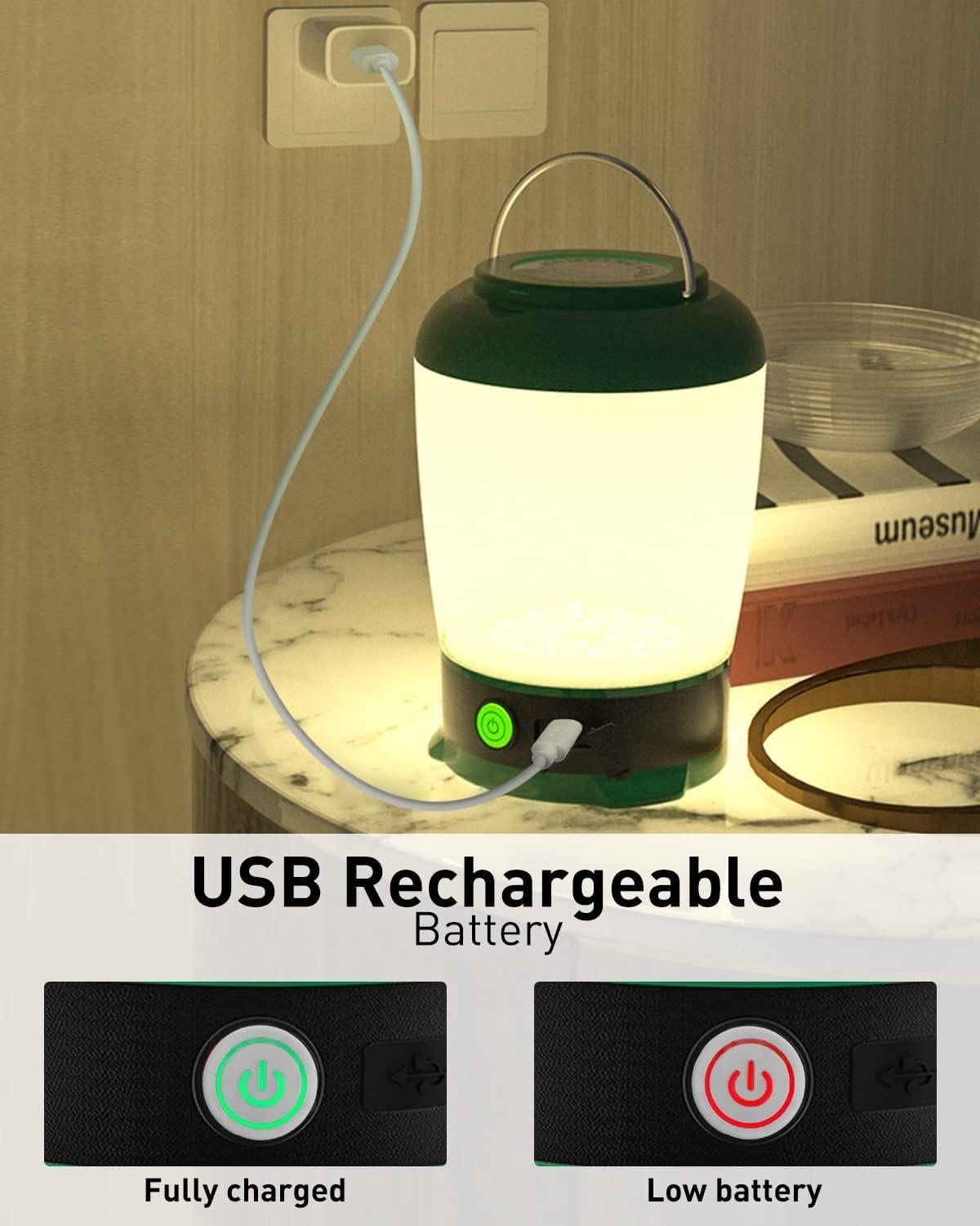 LED Camping Light, Rechargeable Camping Light for Tent with 6 Lighting Modes Waterproof for Camping Hiking โ image 4
