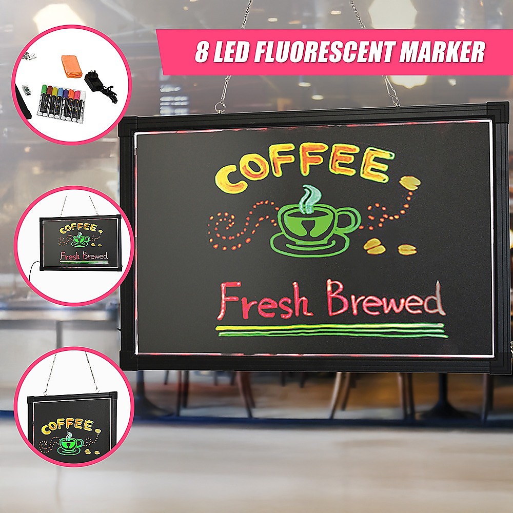 40x60cm LED Drawing Writing Board Fluorescent Light Up Sensory Play โ image 6