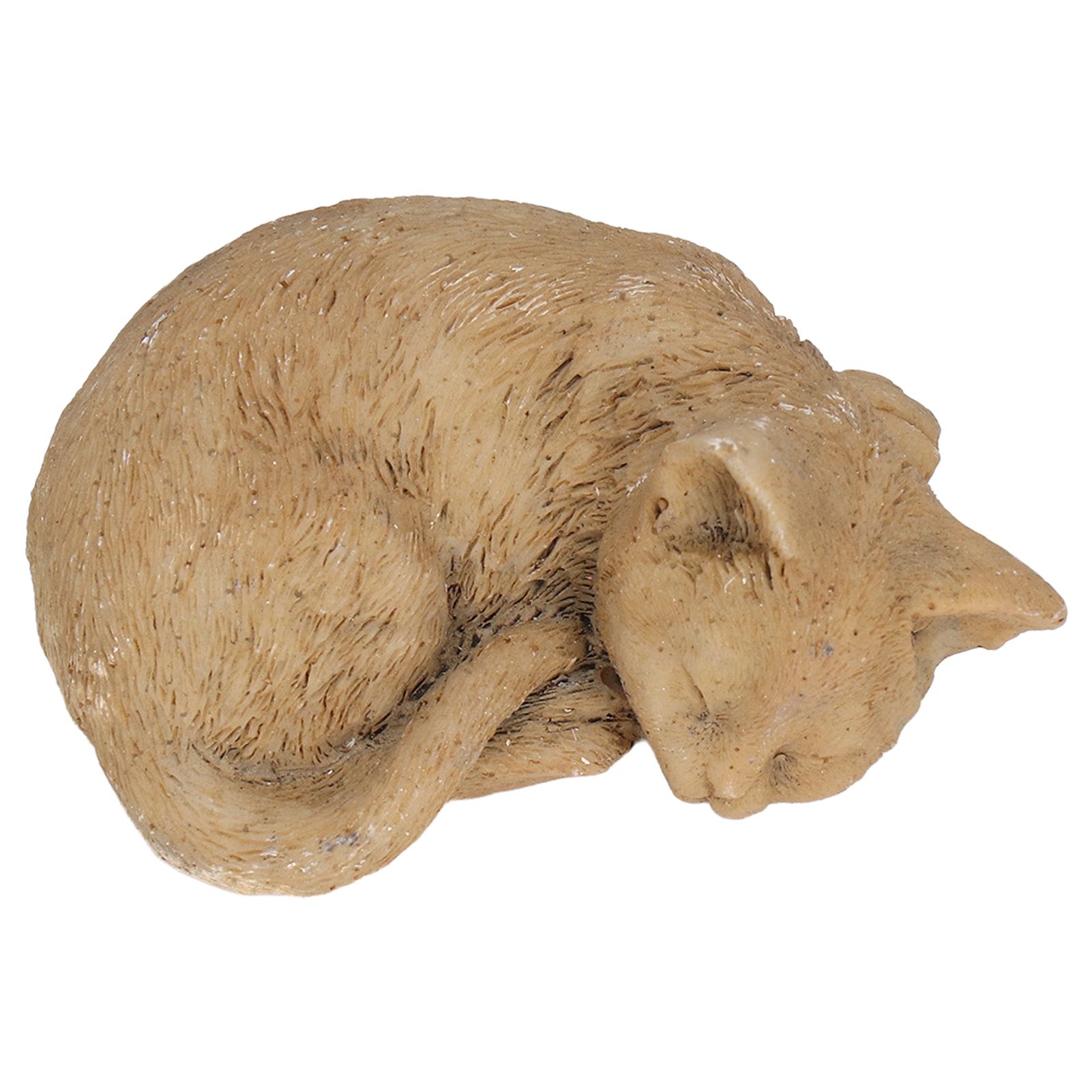 Pet Memorial Tombstone Weatherproof Resin Pet Memorial Garden Stone for Garden Outdoor YardOrnament Cat B Sand Color — image 3