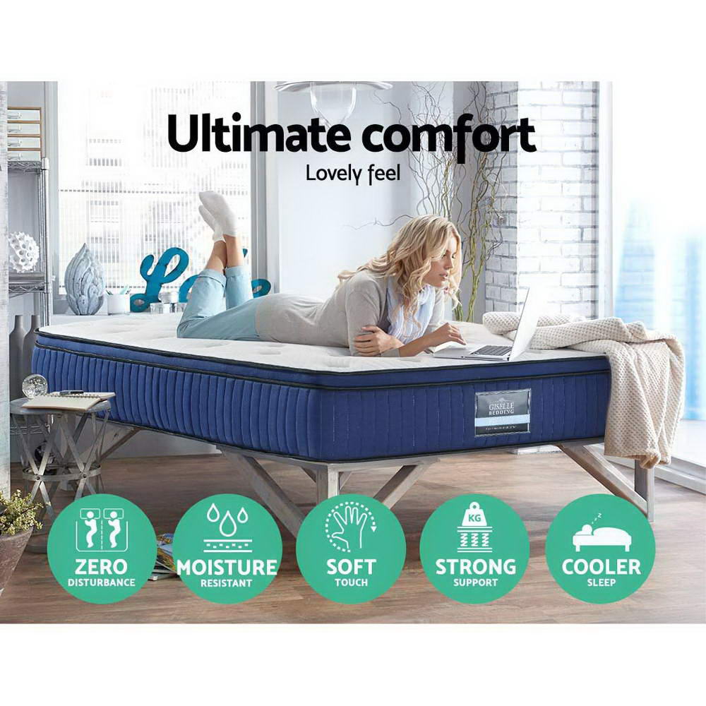 Giselle Bedding 34cm Mattress Cool Gel Memory Foam 7 Zone Double — image 5