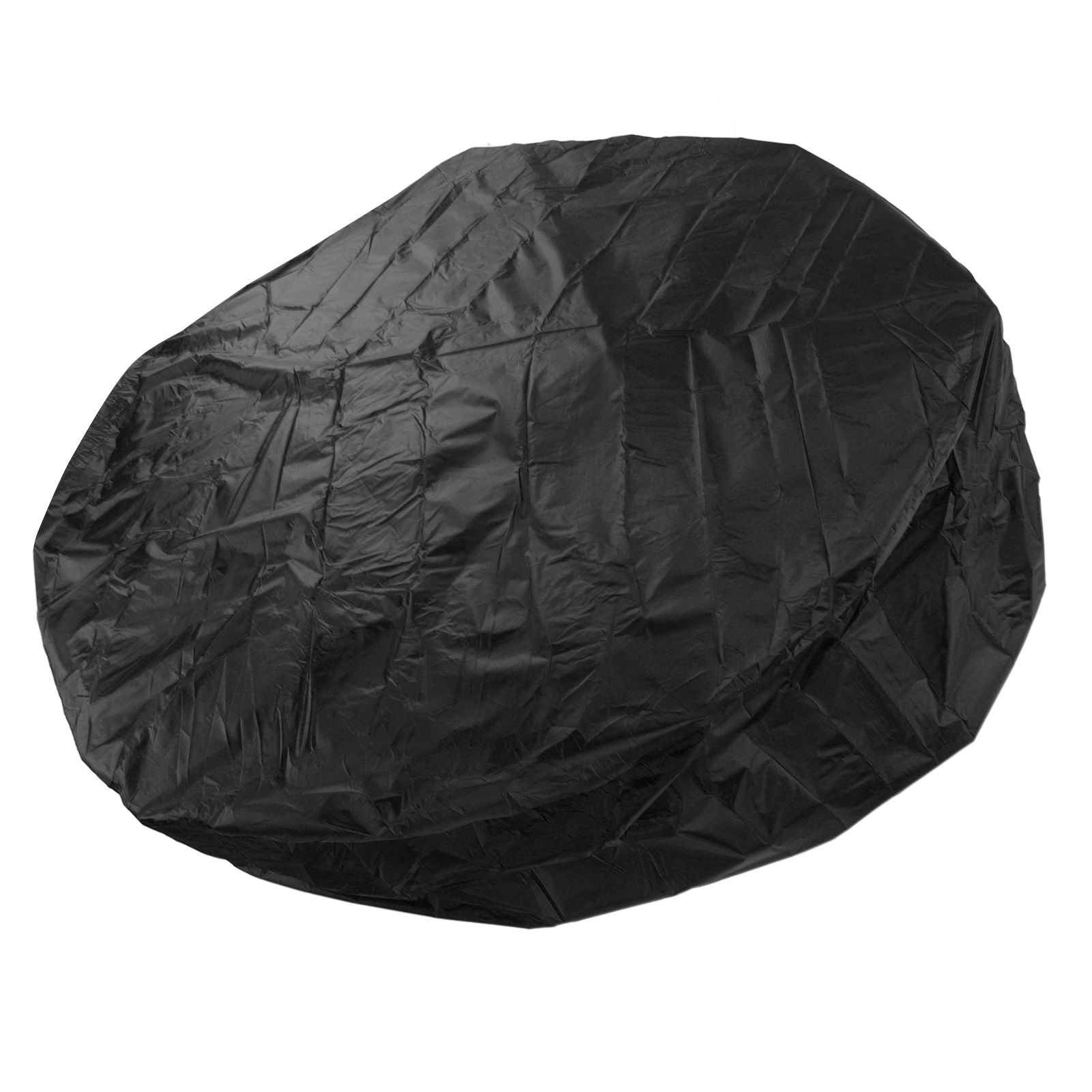 Outdoor Furniture Dust Covers Round Bathtub Cover 190 Silver Polyester Taffeta Hot Tub Waterproof Cover 210x30cm Black โ image 2