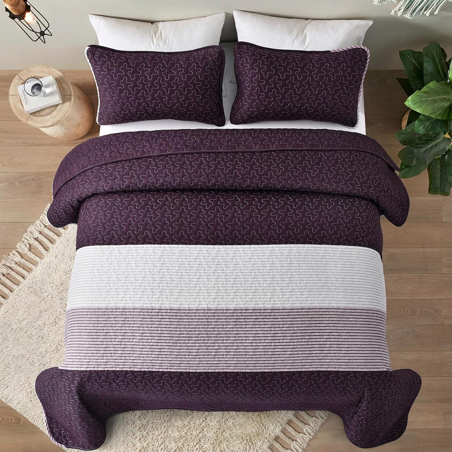Radiant Quilted coverlet and pillowcovers set: Brighten Any Room - Queen size — image 3