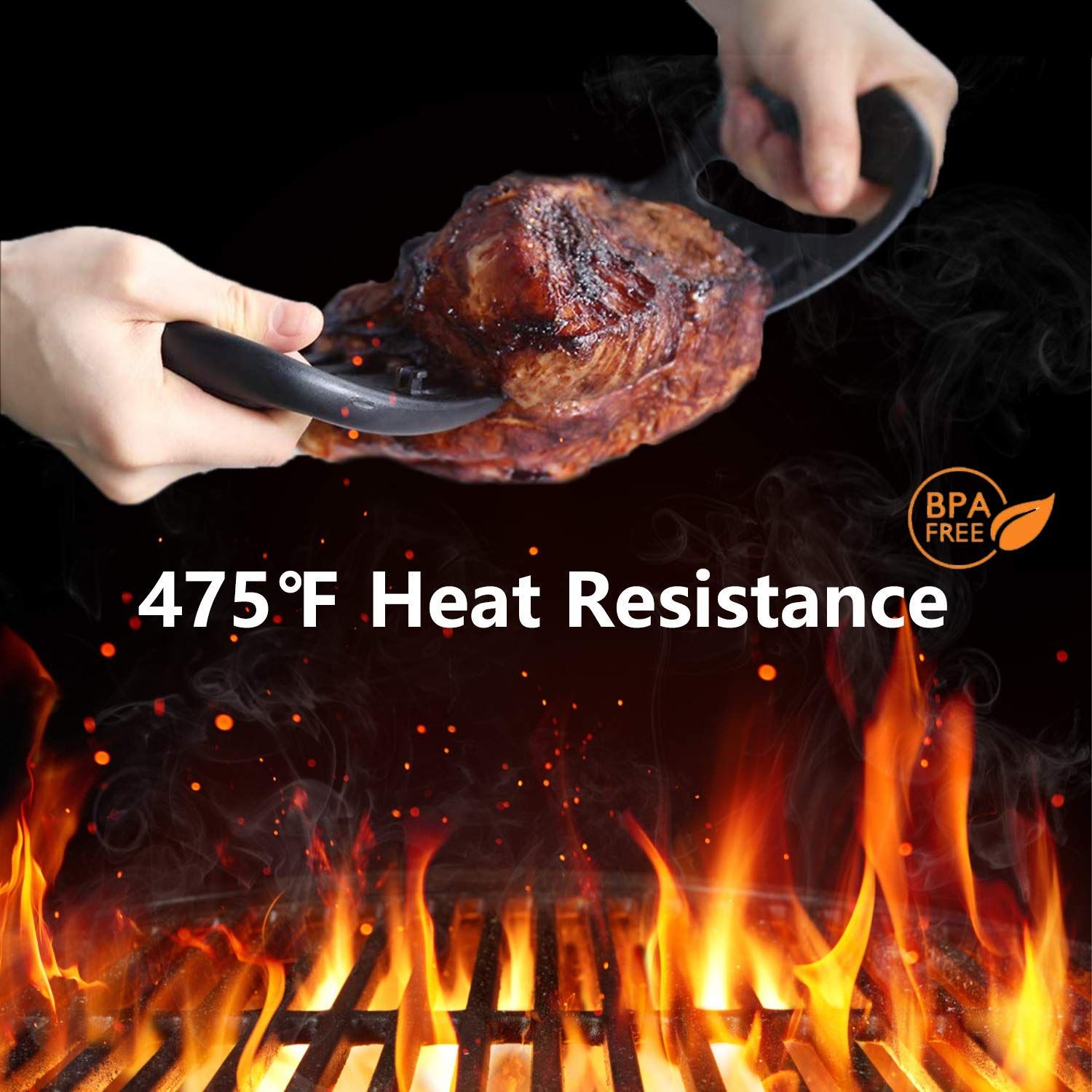 Meat Claws, Bear Claws Meat Shredder Shred Pork Chicken, and Turkey, Cooking Accessories Pulled Pork, Grill Essentials — image 3