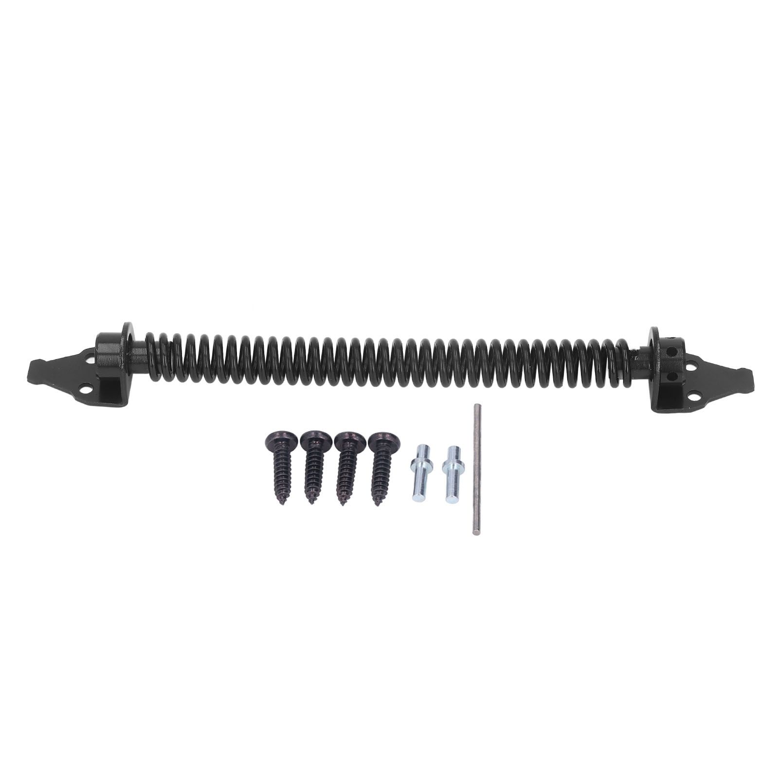 Self Closing Gate Door Spring Carbon Steel Electrophoresis Black Finish for Outdoor Villa Yard Fence โ image 2