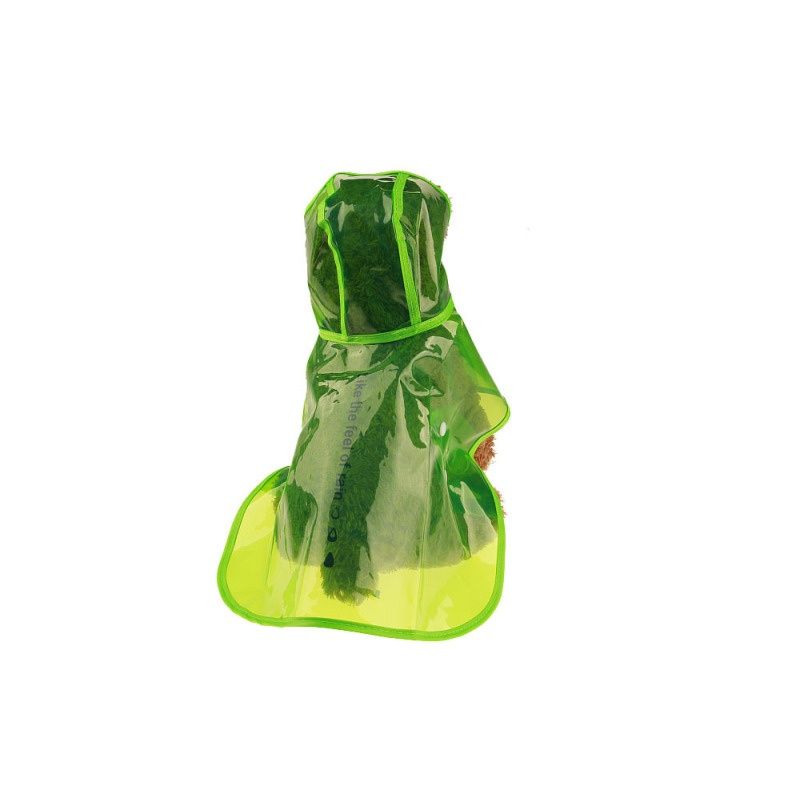 Dog Rainwear Outdoor Waterproof Pet Clothes Stylish Lightweight Outfit Rain Gear for Small Medium Large Dogs(L) — image 3