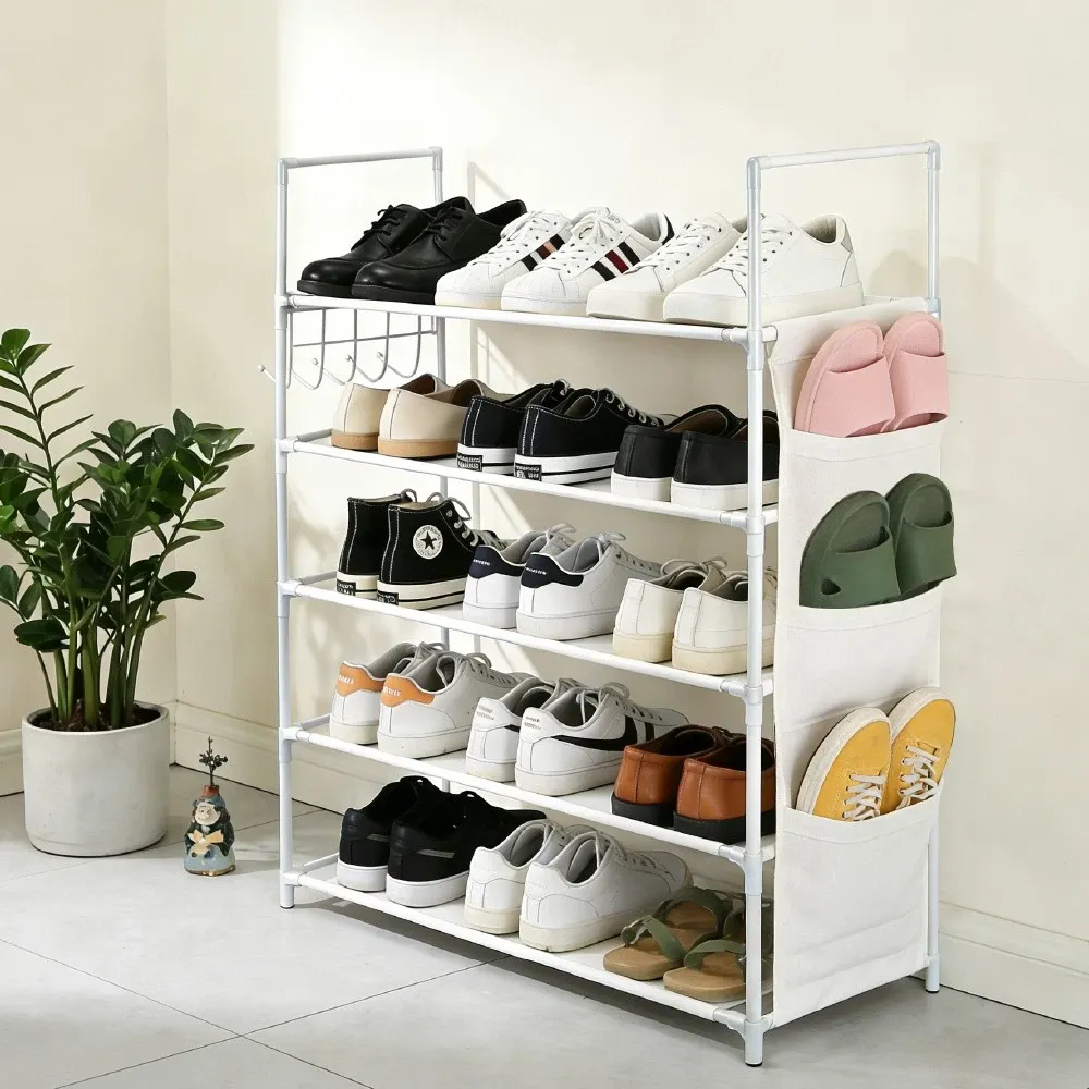 SEDY 5-Tier Shoe Rack Storage Organizer Shelf for 20–25 Pairs Bedroom Garage — image 5