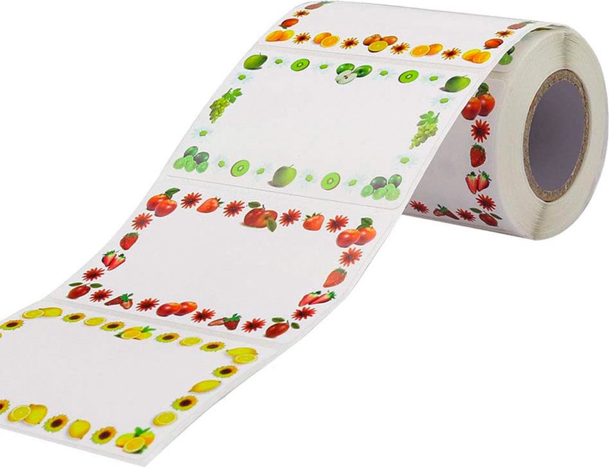 2 pcs Writable Freezer Labels PP Roll - 500 Stickers - Fruit Label Sticker - Freezer Labels - 5x3CM - Writable - Freezer Stickers - Shelf Life Labels - Freezer — image 2