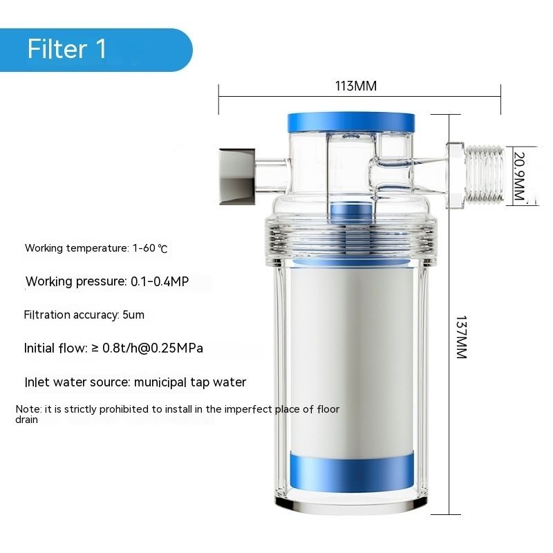 Shower Filter 1 Pc Filter Pp Household Water Purifier Shower Head Softener Shower washing machine Faucet water filter