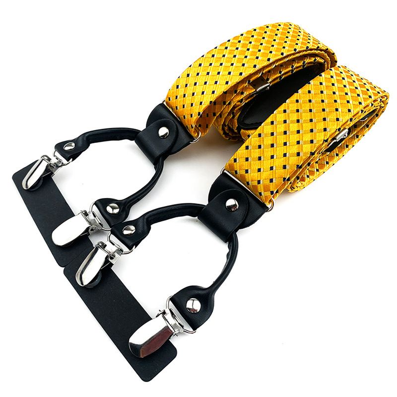 Qimulan Men's Y-Style 6 Clip Adjustable Polyester... BD-A01 โ image 4