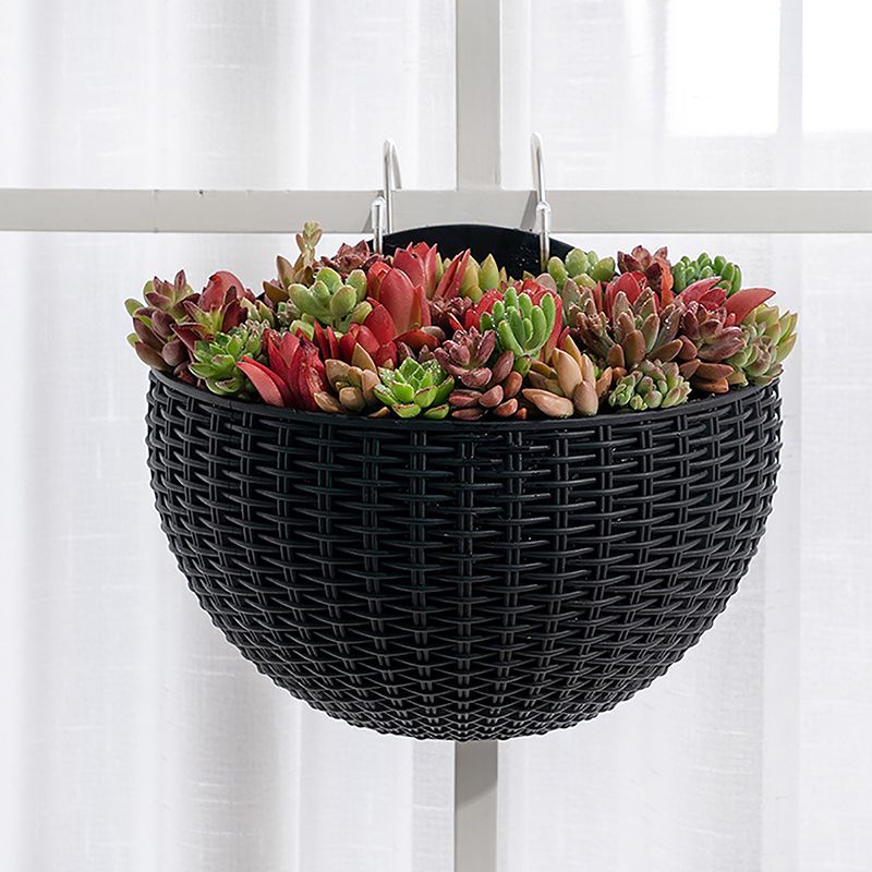 Exquisite Wall Flower Pot, Plastic Hanging Planter for Outdoor Garden Balcony, Home Decor Bucket Planter S โ image 5