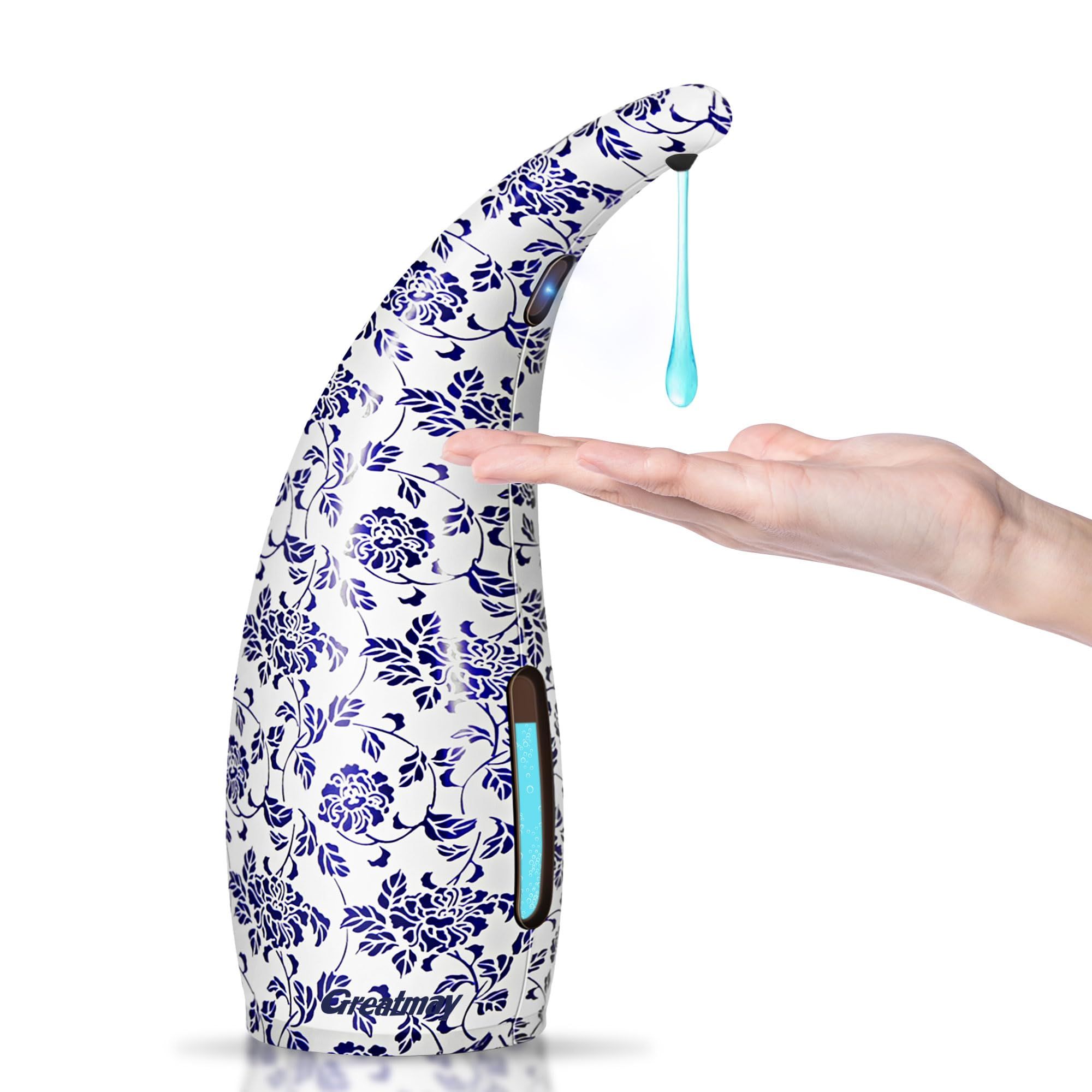 Automatic Soap Dispenser,Made of Plastic Material, Touchless Hand Sanitizer Pump, Countertop Electric Battery Operated Soa