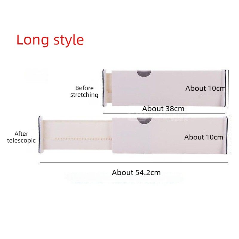 Drawer Divider Organizer for Kitchen, Closet, and More-large-10*54.2cm