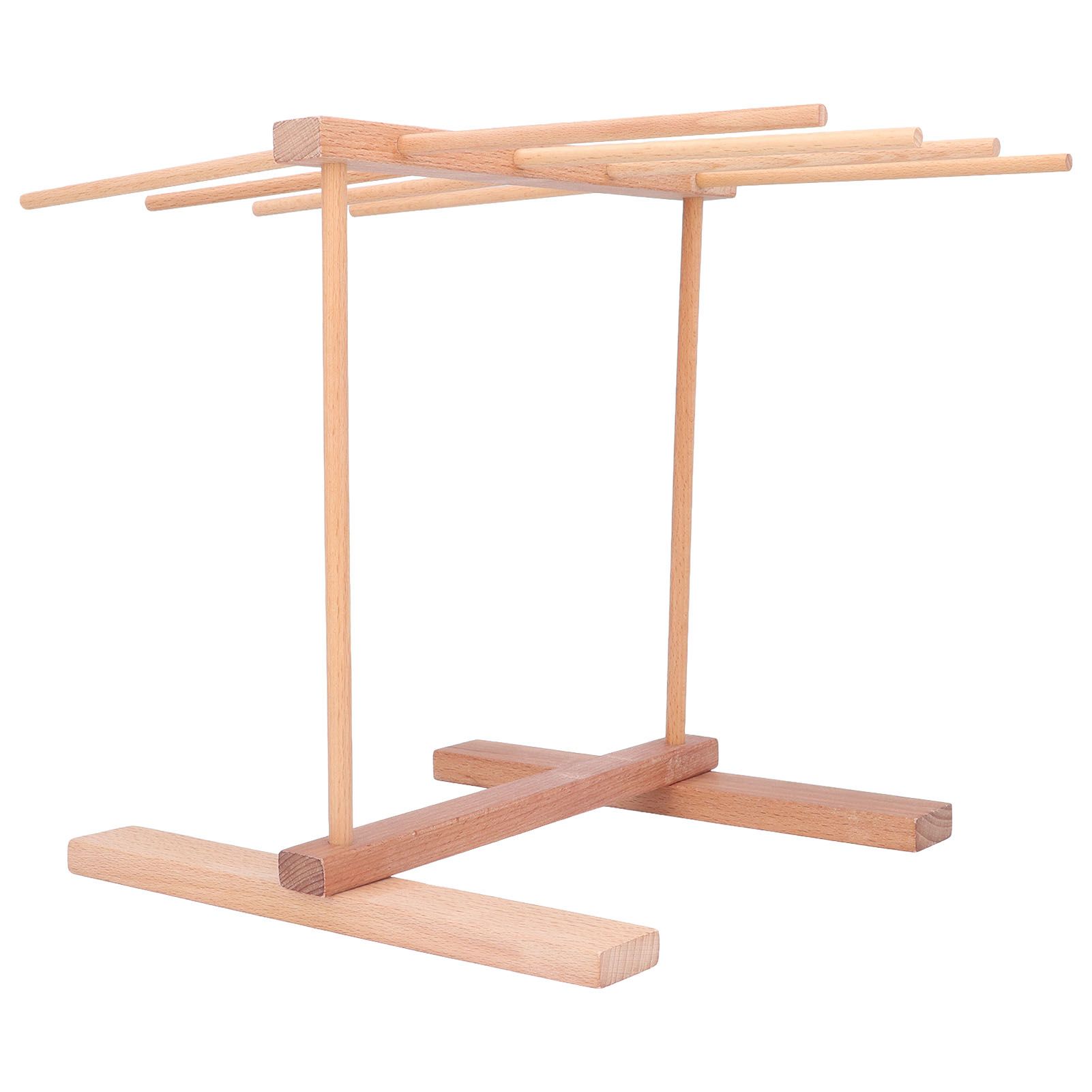 Wooden Noodle Drying Rack 15.4 X 8.7 X 11.8in Foldable Prevent Slipping Pasta Drying Rack for Home โ image 4