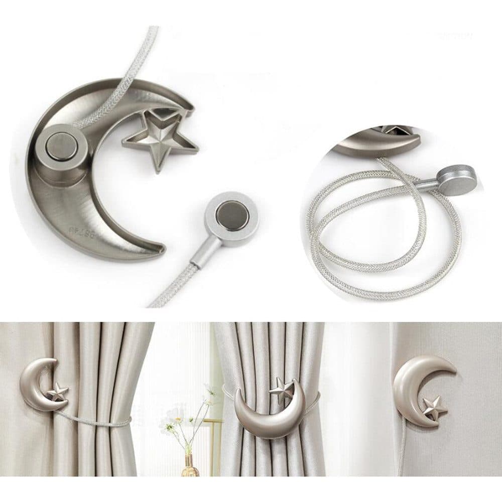 2 pcs Magnetic Curtain Ties Clips for Attachment and Fixation, Decorative and Practical — image 2