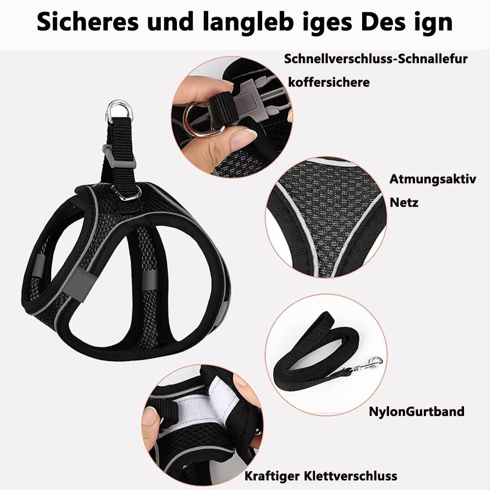 Escape-Proof Cat Harness & Leash Set for Cats, Kittens, Dogs, Puppies - XXS Size โ image 3