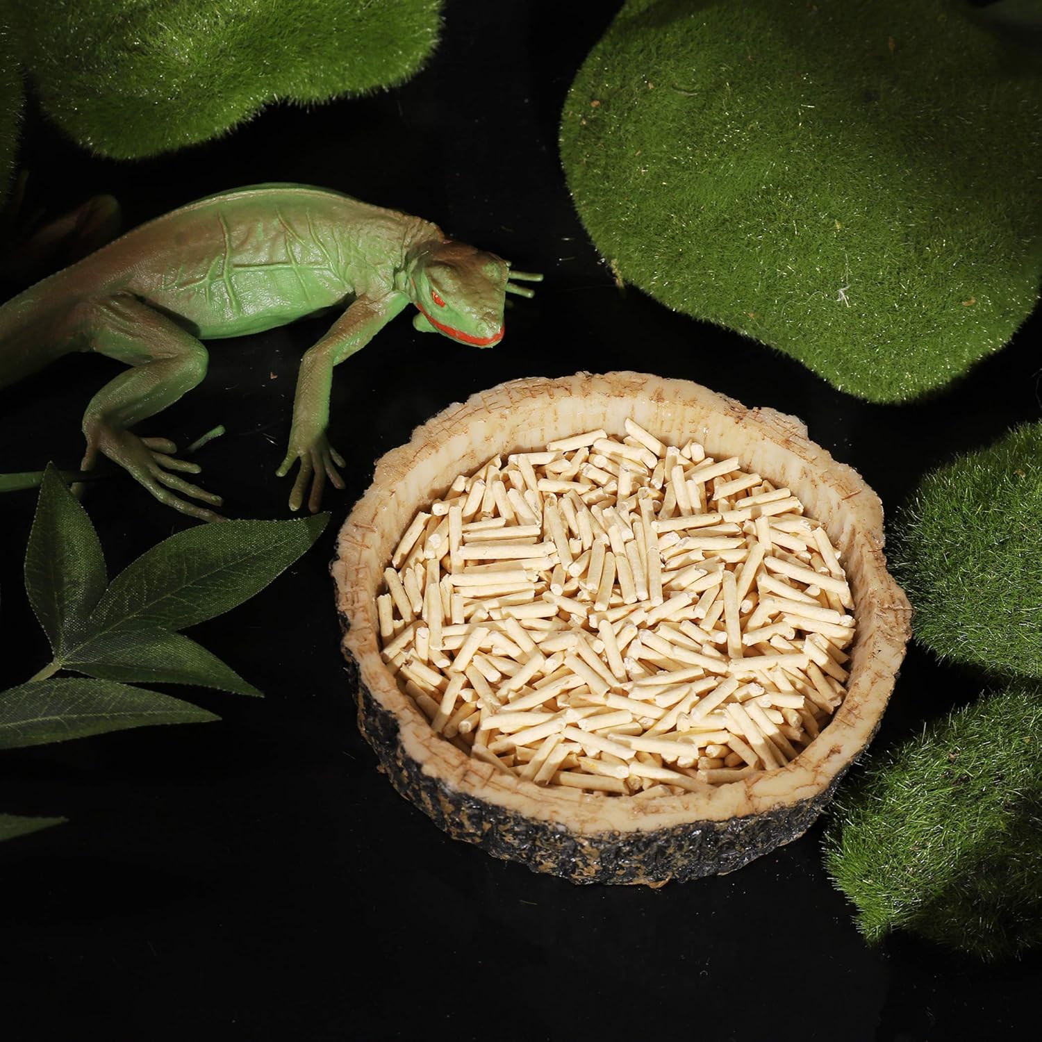2 Pack Reptile Water and Food Bowls, Novelty Food Bowl for Lizards, Young Bearded Dragons, Small Snakes and More - Made from BPA-Free Plastic โ image 5