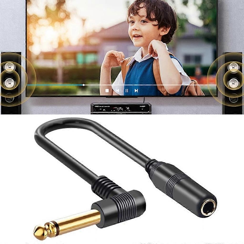 6.35mm Male to Female Stereo Cable for Guitar Amplifier Compatible with TRS 1/4 Inch 2m — image 3