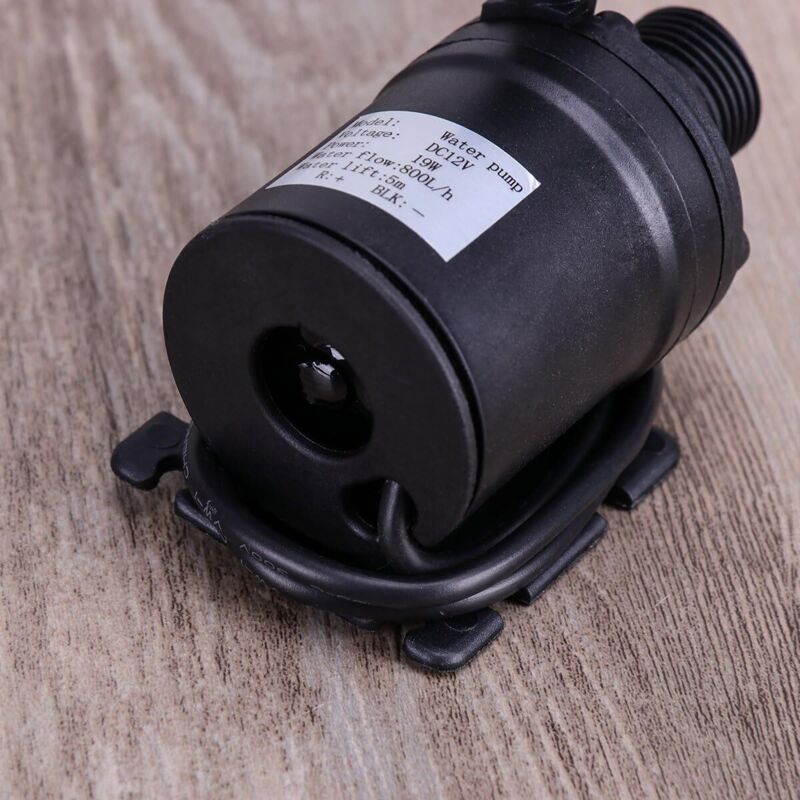 DC 12V Brushless Submersible Water Pump for Fountain Pool Solar Circulation, 800L per Hour 5M Lift — image 2