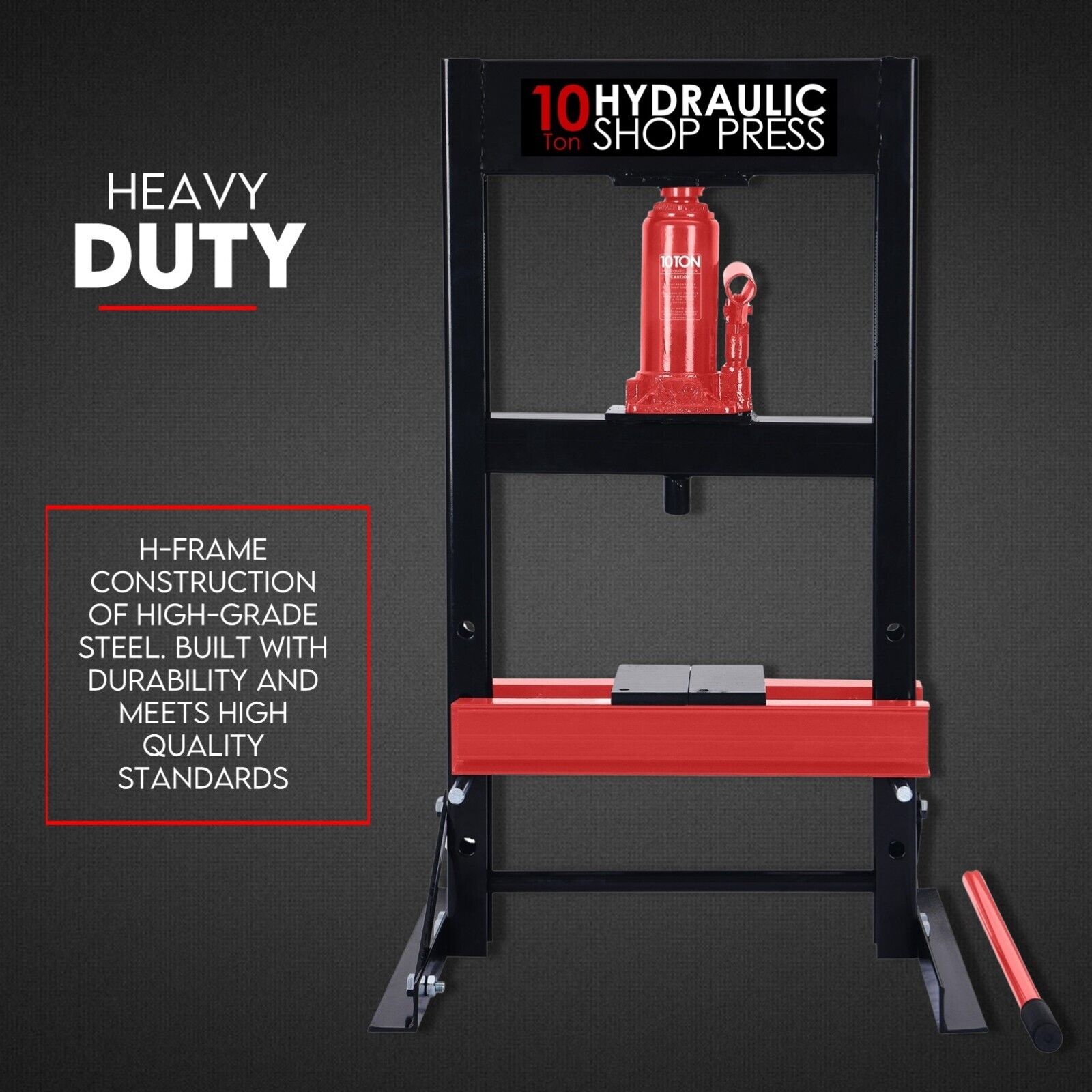 Shop Press - 10 Ton Hydraulic Standard — image 3