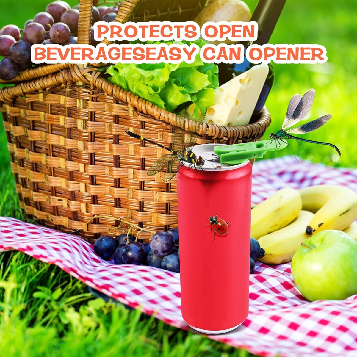 Can Opener - 6 Pieces - Can Opener For Cans - Can Sealer - Drink Can Opener - Can Lock - Aid For Rheumatism - Soft Drink Can Opener - Small Can Sealer — image 3