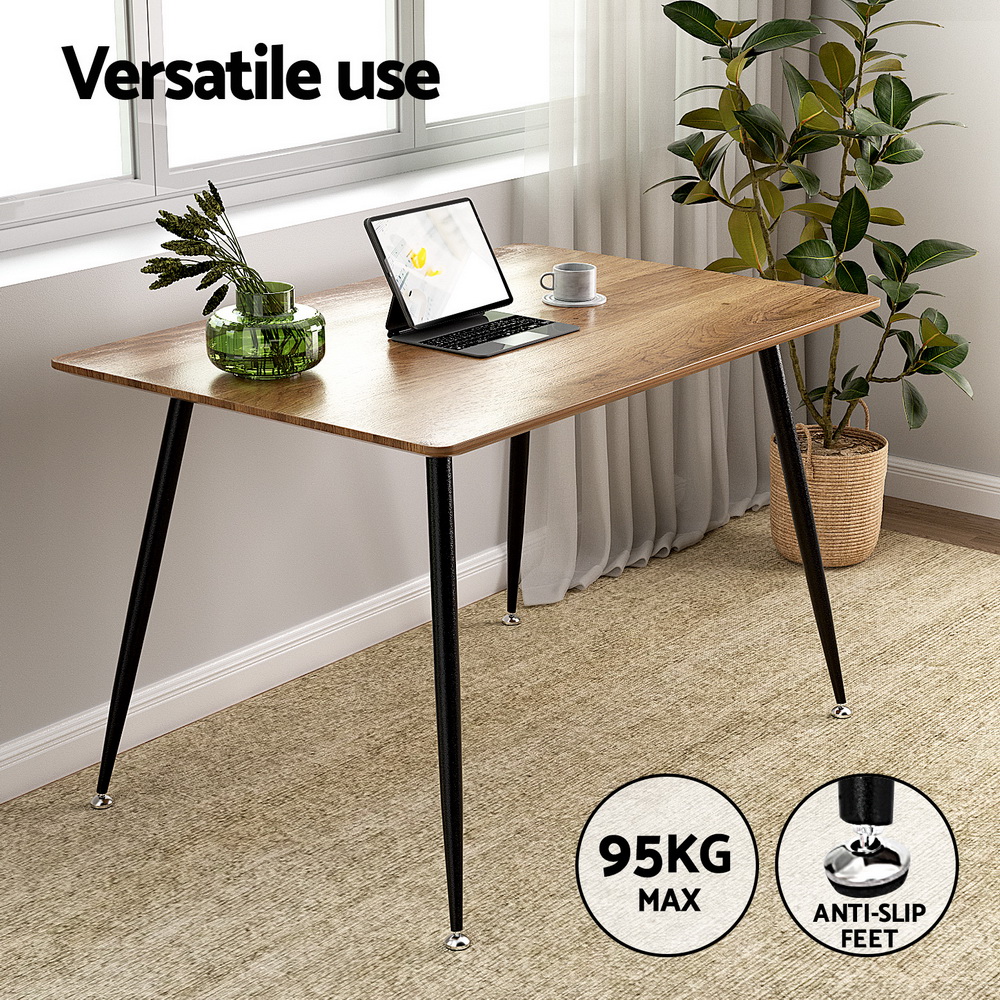 1 Artiss Dining Table and 4 Chairs Set Grey Velvet β image 4