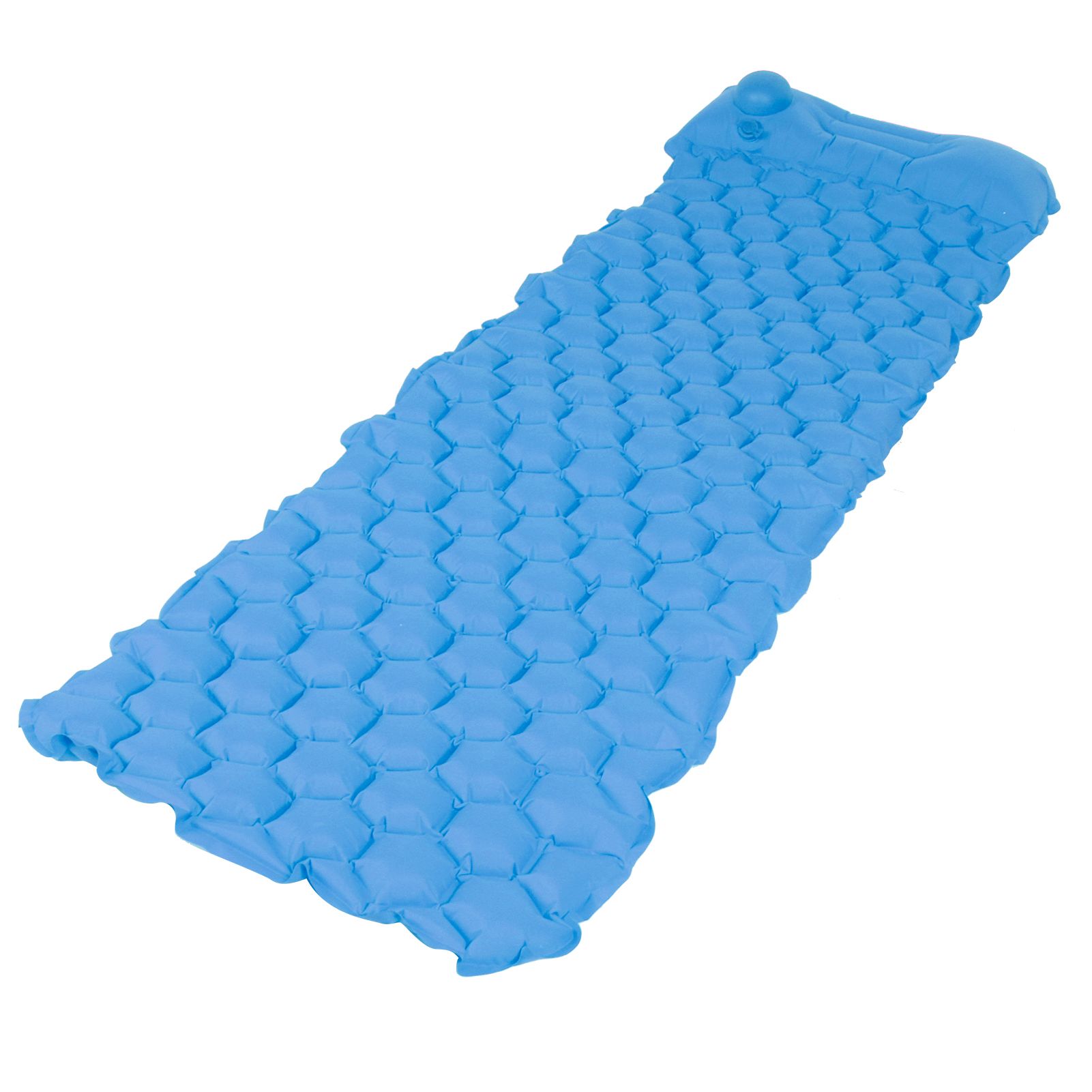 Inflatable Sleeping Pad Mat Portable Air Bed for Outdoor Camping Hiking Travel BeachPeacock Blue — image 5