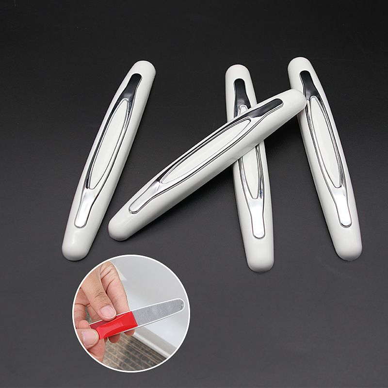 4 Pcs Car Door Edge Guards Car Side Door Protector Suitable for Various Car Pads Door Shock Absorbers-White โ image 5