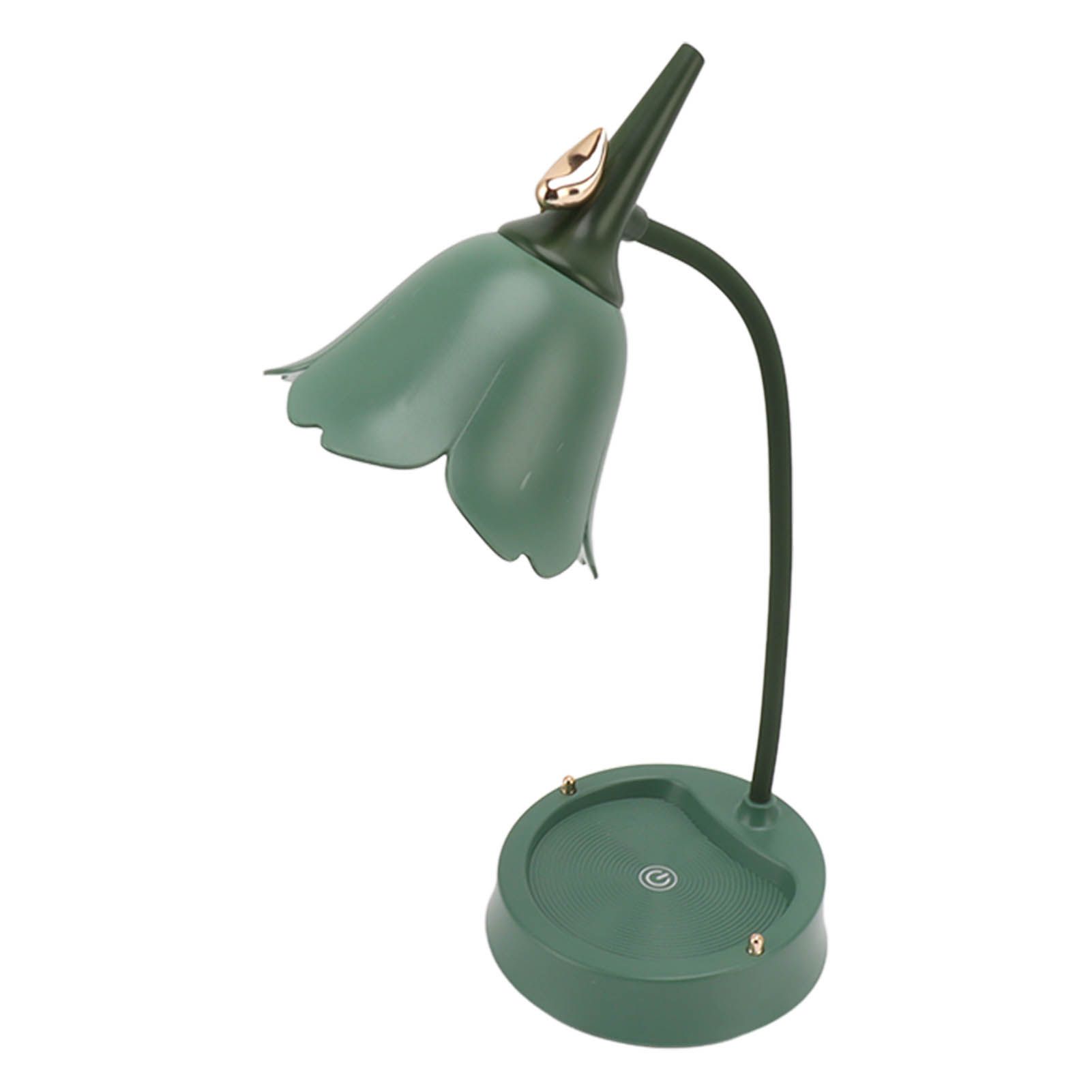 3W LED Touch Desk Lamp 3 Gear Dimmable Foldable Petal Shape Desktop Table Light USB 5V Green โ image 6