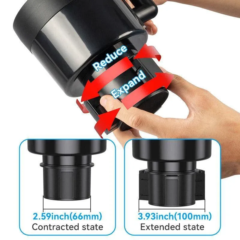 2 in 1 Car Phone Holder and Cup Holder Drink Organiser Water Bottle Holder — image 5