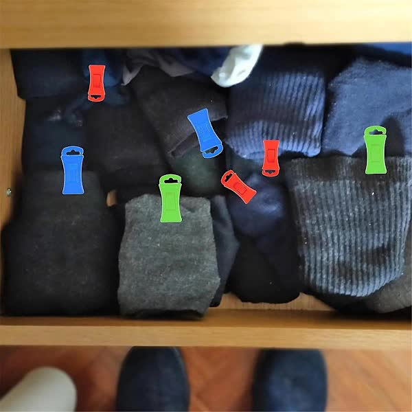 60 sock clips for washing machine and dryer, laundry clips with hooks, sock set — image 4