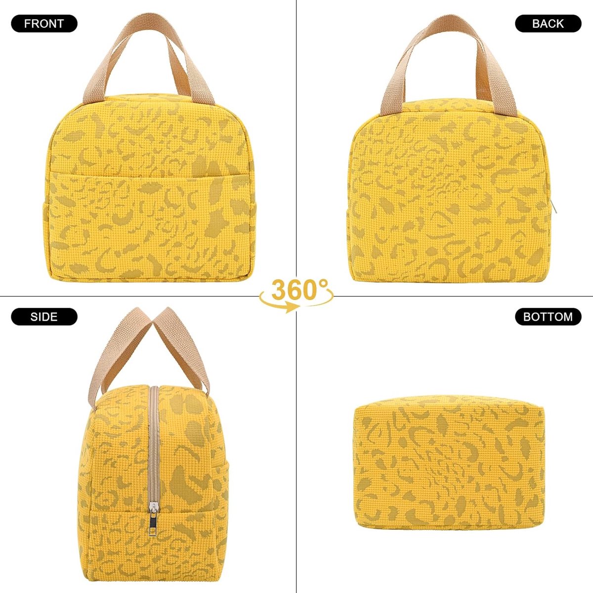 Children's Lunch Bags - Reusable Lunch Bag - Lunch Bags for Women and Men - Mini Insulated Bag 6L - Small Insulated Picnic Bag - For Work, School, Picnics and — image 5