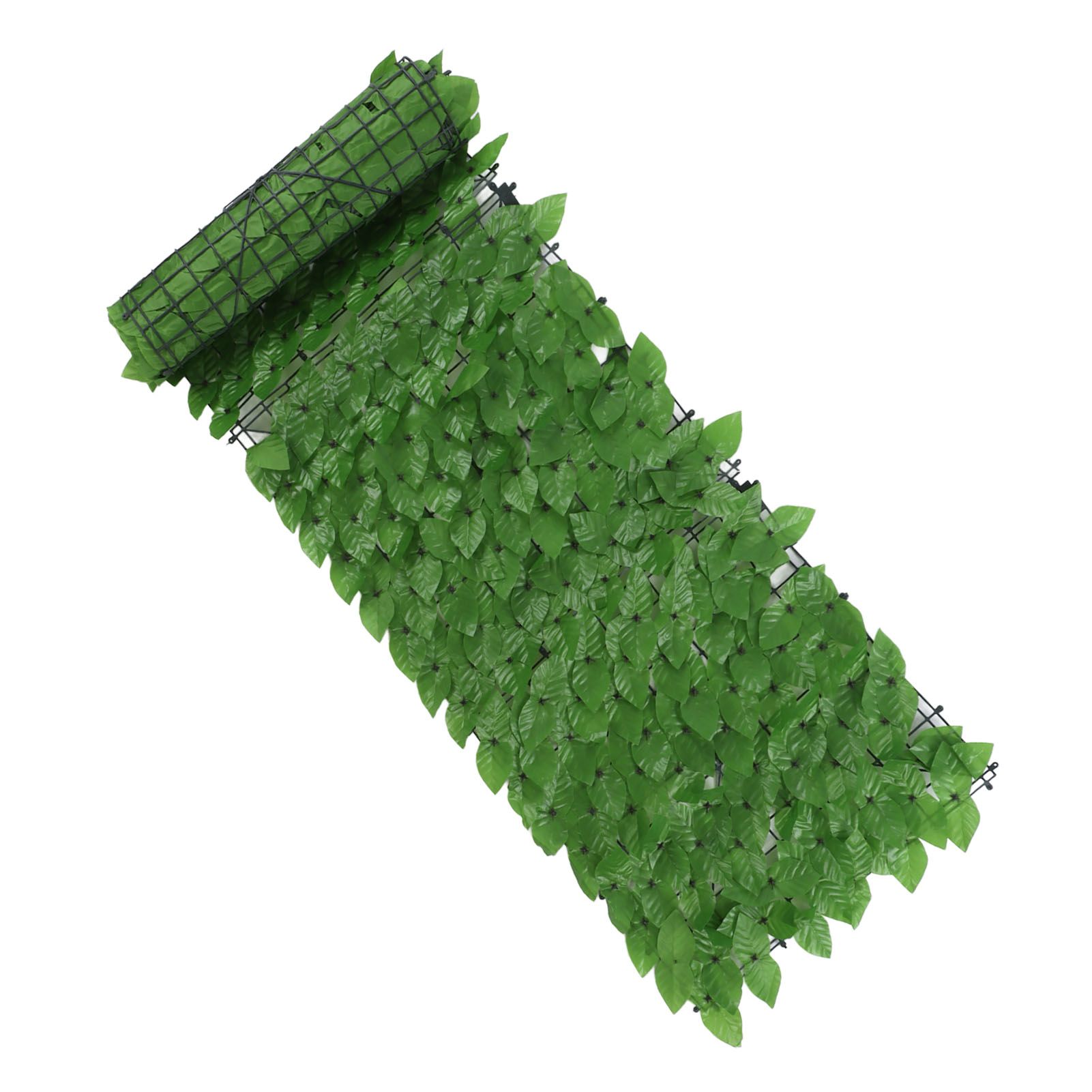 Faux Leaf Hedge Simulation Prevent Leaves Falling Off Decorative Artificial Fence Screen for Balcony Courtyard Emerald Green Epipremnum Aureum Leaf 0.5 × 3 — image 3