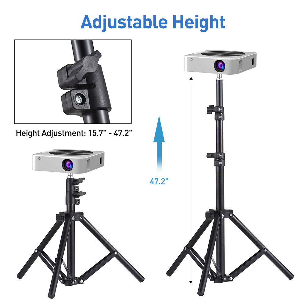 Portable Adjustable Laptop Projector Stand Tripod with Tray โ image 5