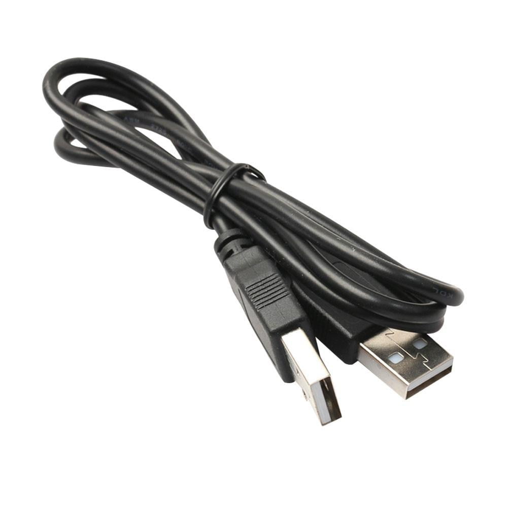 USB 2.0 Type A Male to USB A Male Sycn Data Charger Cable Cord 50cm Black F7V4 — image 5